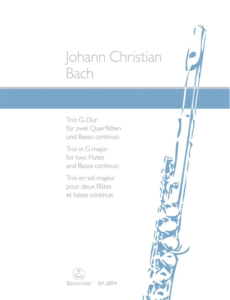 Trio for two Flutes and Basso continuo G major